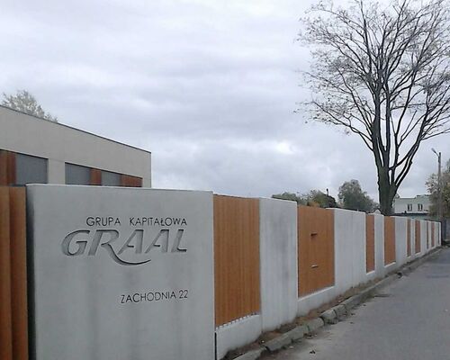 Klinika betonu ogrodzenie realizacja graal 5 compressed